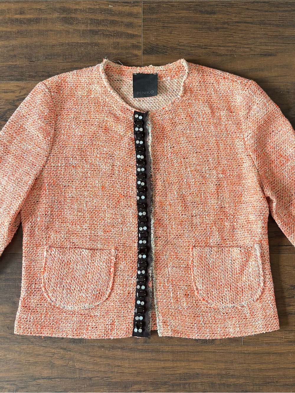 Pinko tweed blazer sz 8